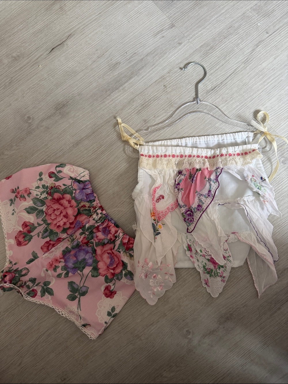 Floral Ruffle Top and Shorts Set
